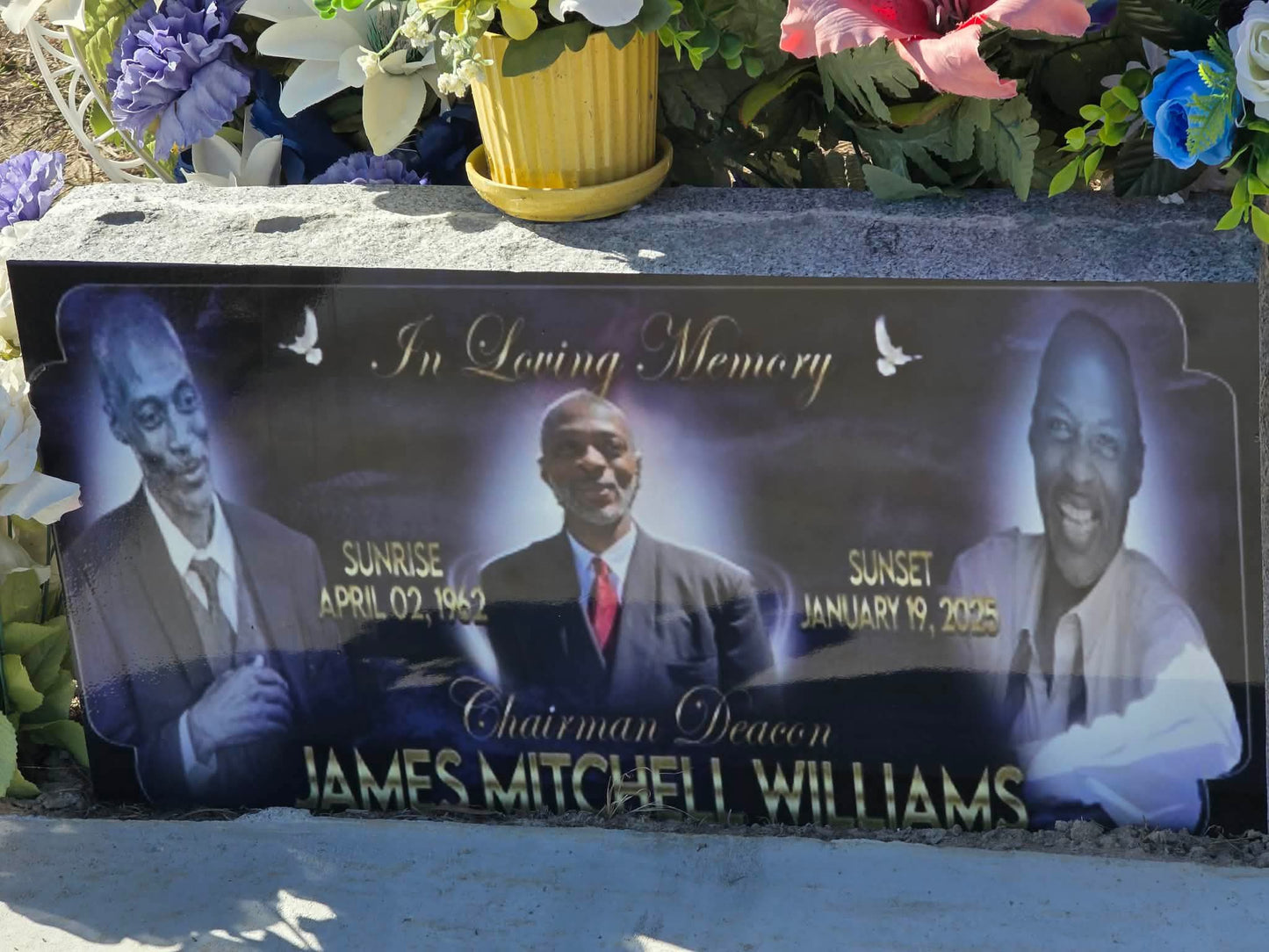 Memorial Grave Headstone